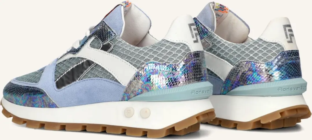 Floris van Bommel SFW-10157 Blokki Sneakers - Blauw - afbeelding 6 van 6