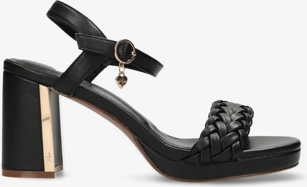Mexx Lewy Sandalen Hak - Zwart - Maat 38 - afbeelding 5 van 6