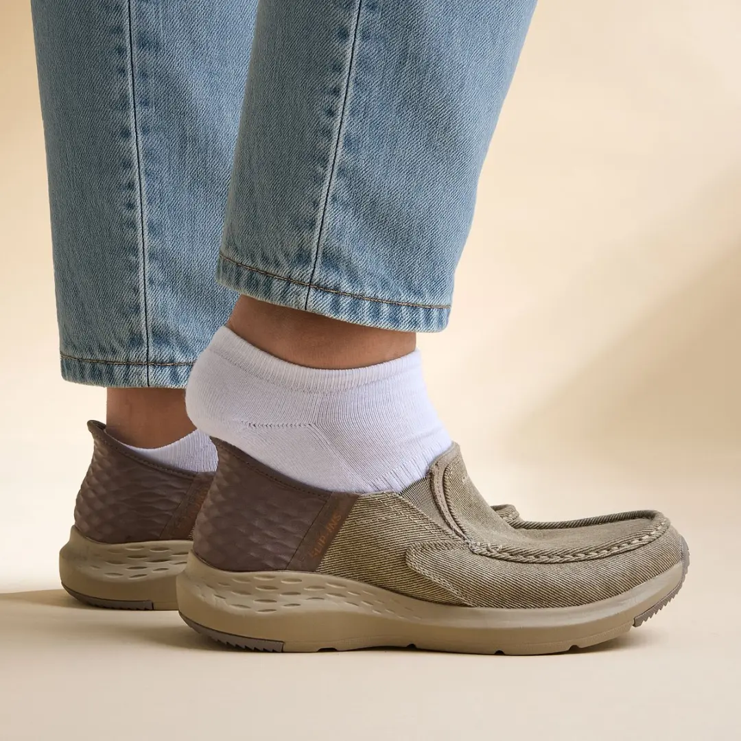 Skechers Hands Free Slip-ins Instappers taupe