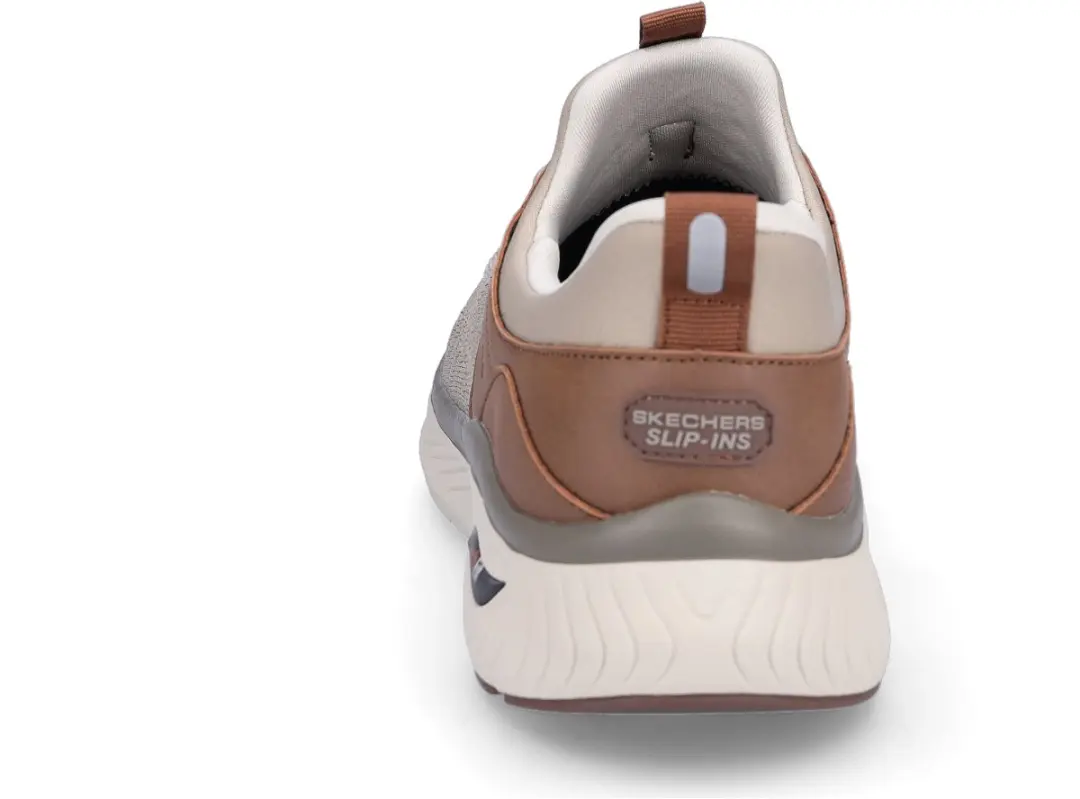 Skechers Arch Fit Crosser 205340 Taupe Bruin - afbeelding 6 van 6