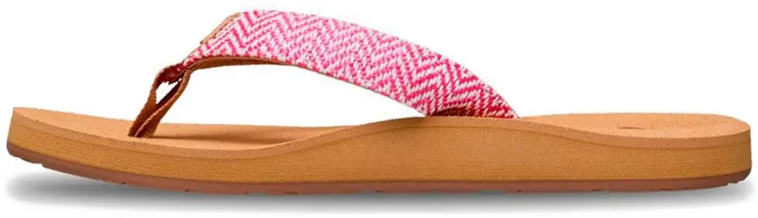 Roxy Porto Raffia Teenslipper 36 - Roze - afbeelding 3 van 4