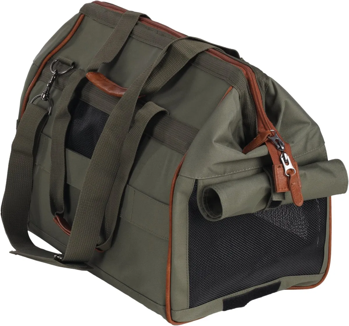 Flamingo Hannah Draagtas Hond Groen - 47x26,5x34cm