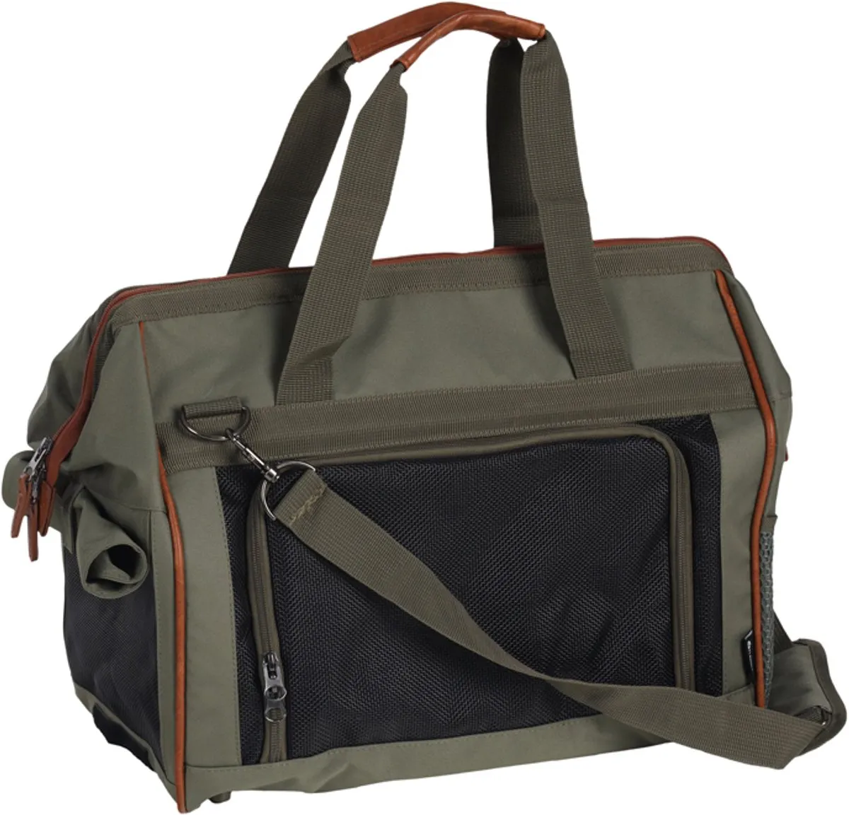 Flamingo Hannah Draagtas Hond Groen - 47x26,5x34cm