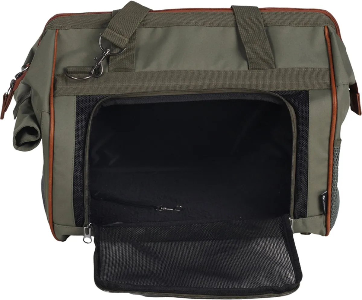 Flamingo Hannah Draagtas Hond Groen - 47x26,5x34cm