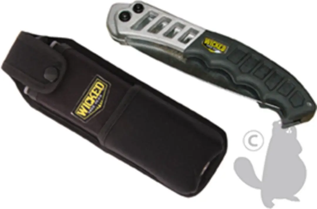 Inklapbare boomzaag WICKED TREE GEAR met luxe holster