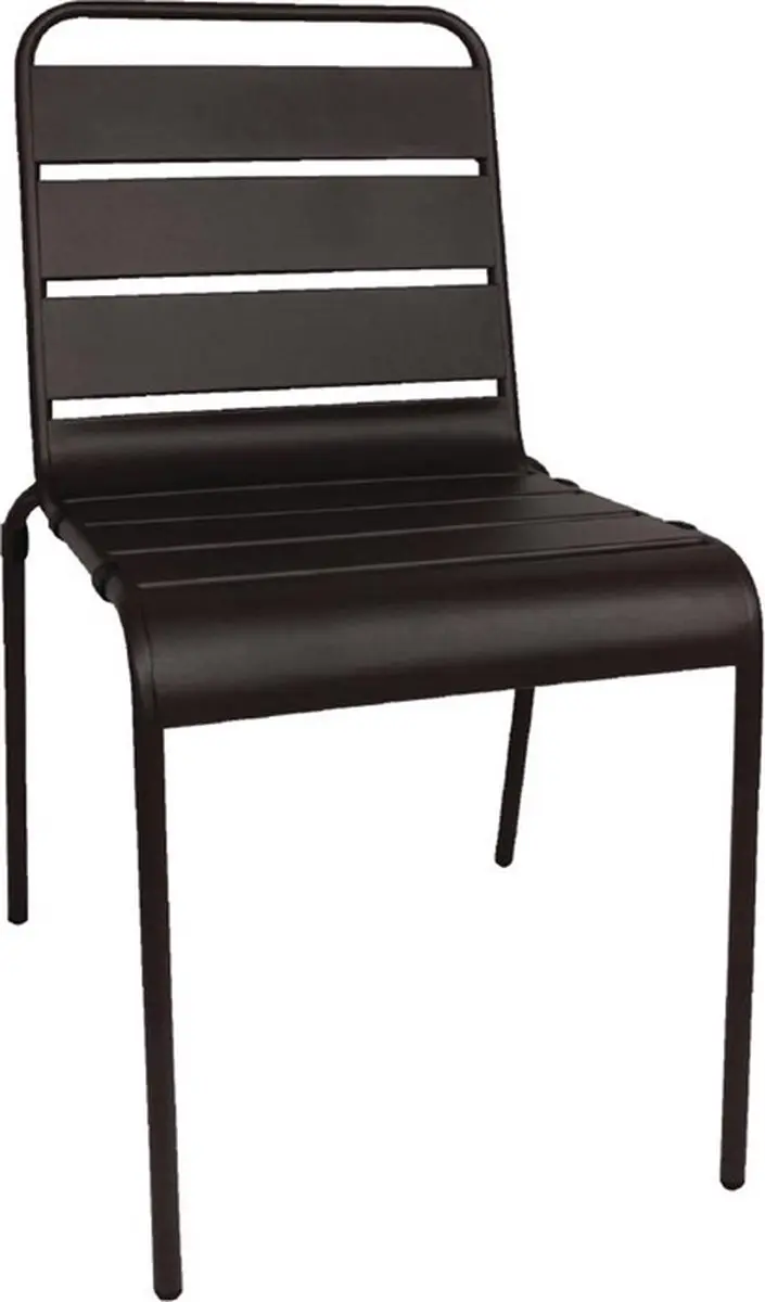 Bolero Stalen Stoelen Zwart ( Set van 4 )