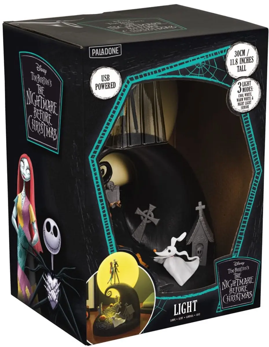 Paladone Nightmare Before Christmas Diorama Lamp Jack & Sally - afbeelding 3 van 6