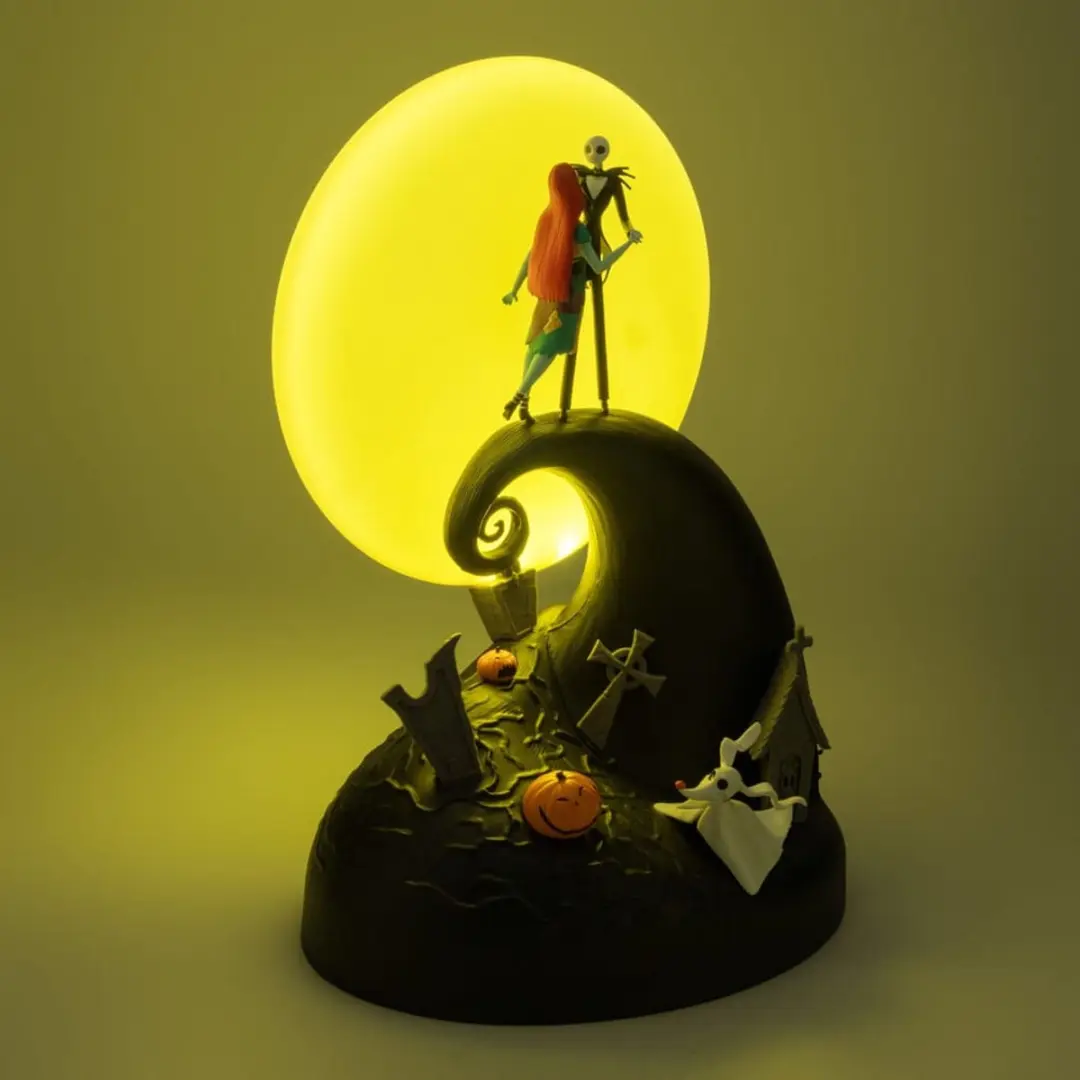 Paladone Nightmare Before Christmas Diorama Lamp Jack & Sally - afbeelding 4 van 6