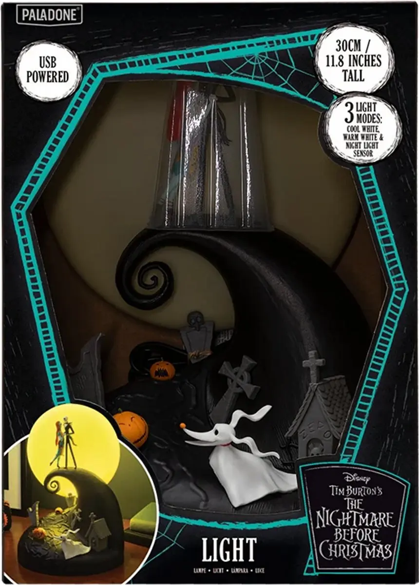 Paladone Nightmare Before Christmas Diorama Lamp Jack & Sally - afbeelding 6 van 6