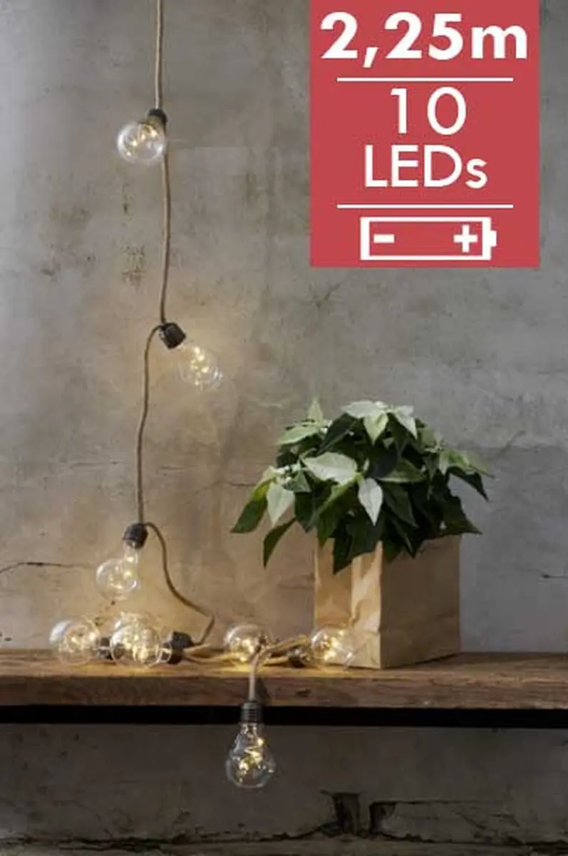 Star Trading Lichtketting Jutta 10 lampen