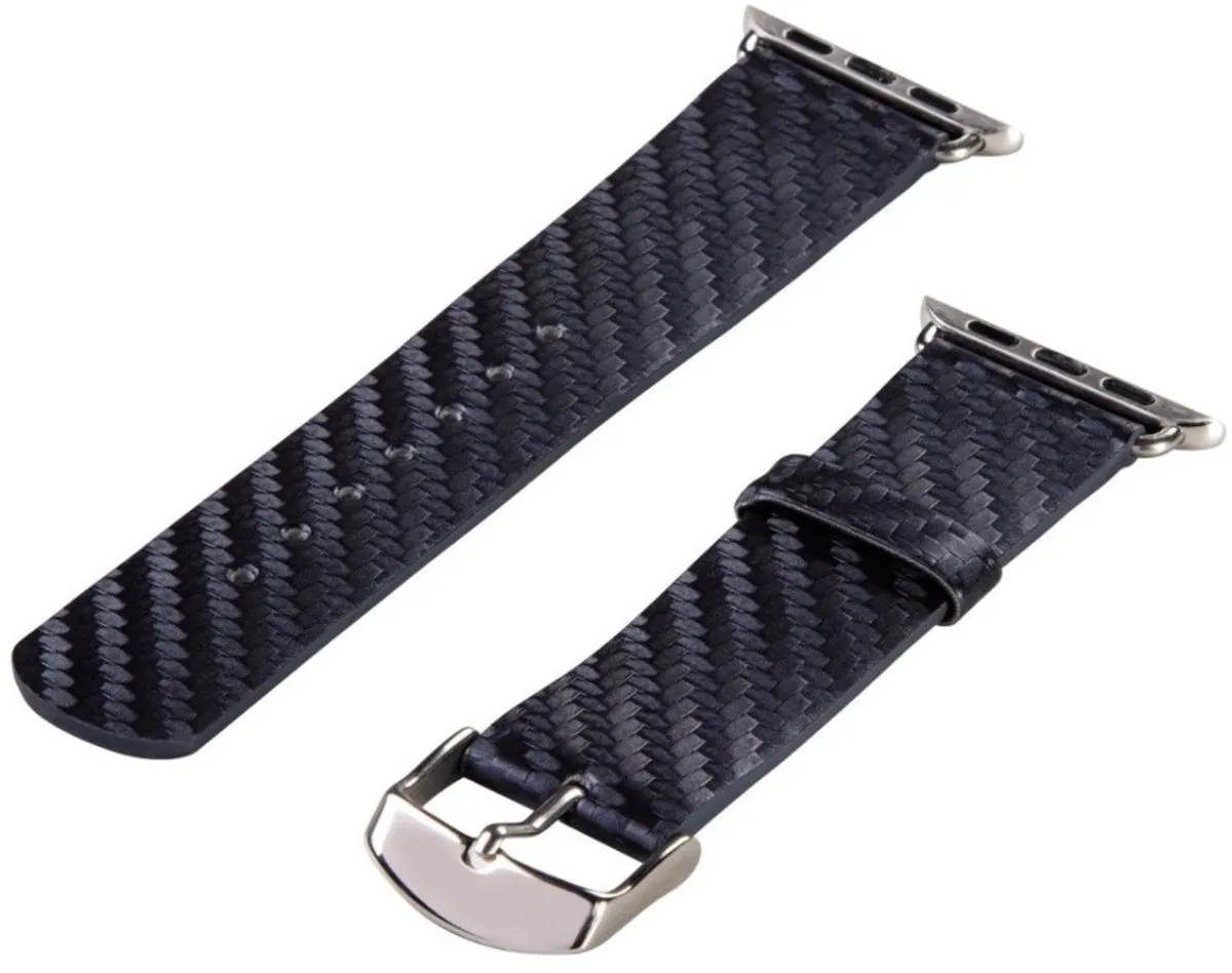 Hama Carbon Horlogeband 22mm