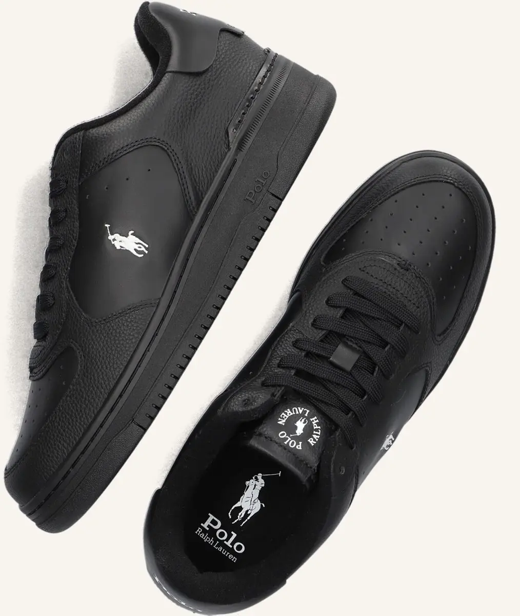 Polo Ralph Lauren Masters Court Sneakers - Zwart 41 - afbeelding 5 van 6