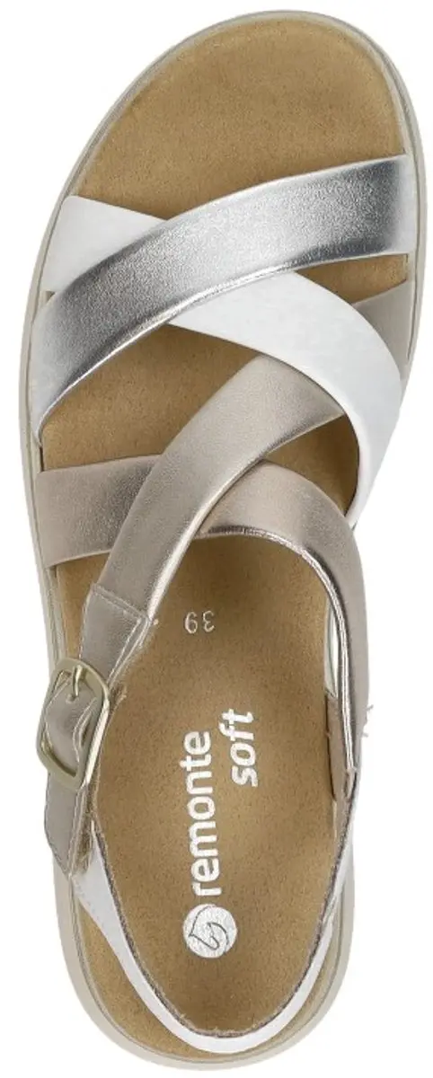 Remonte -Dames - metallic - sandalen - maat 38 - afbeelding 4 van 6