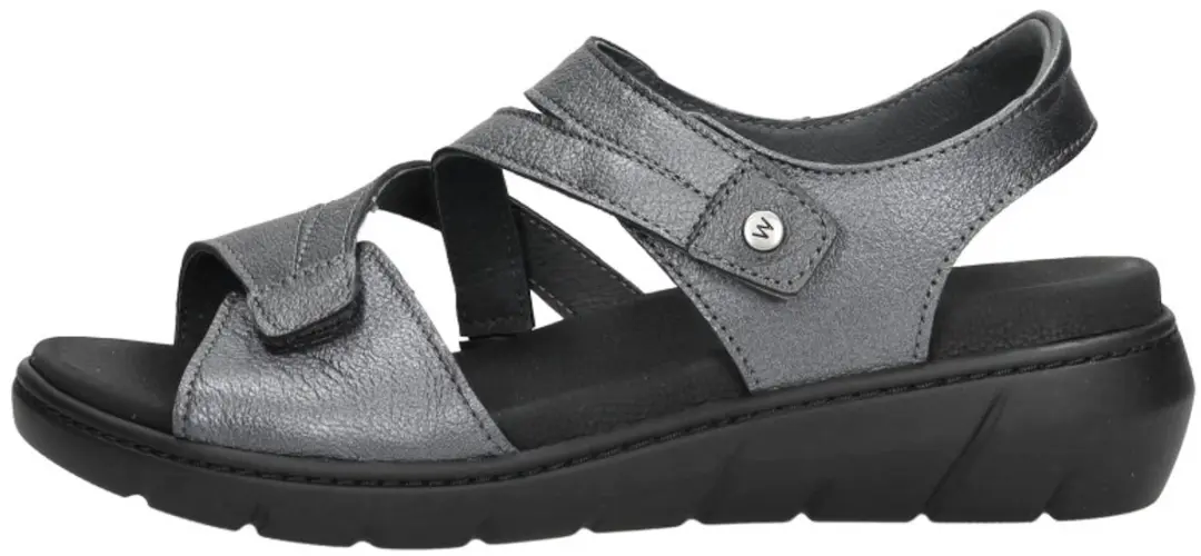 Wolky Ikaria Sandalen Plat - donkergrijs - Maat 39 - afbeelding 2 van 6