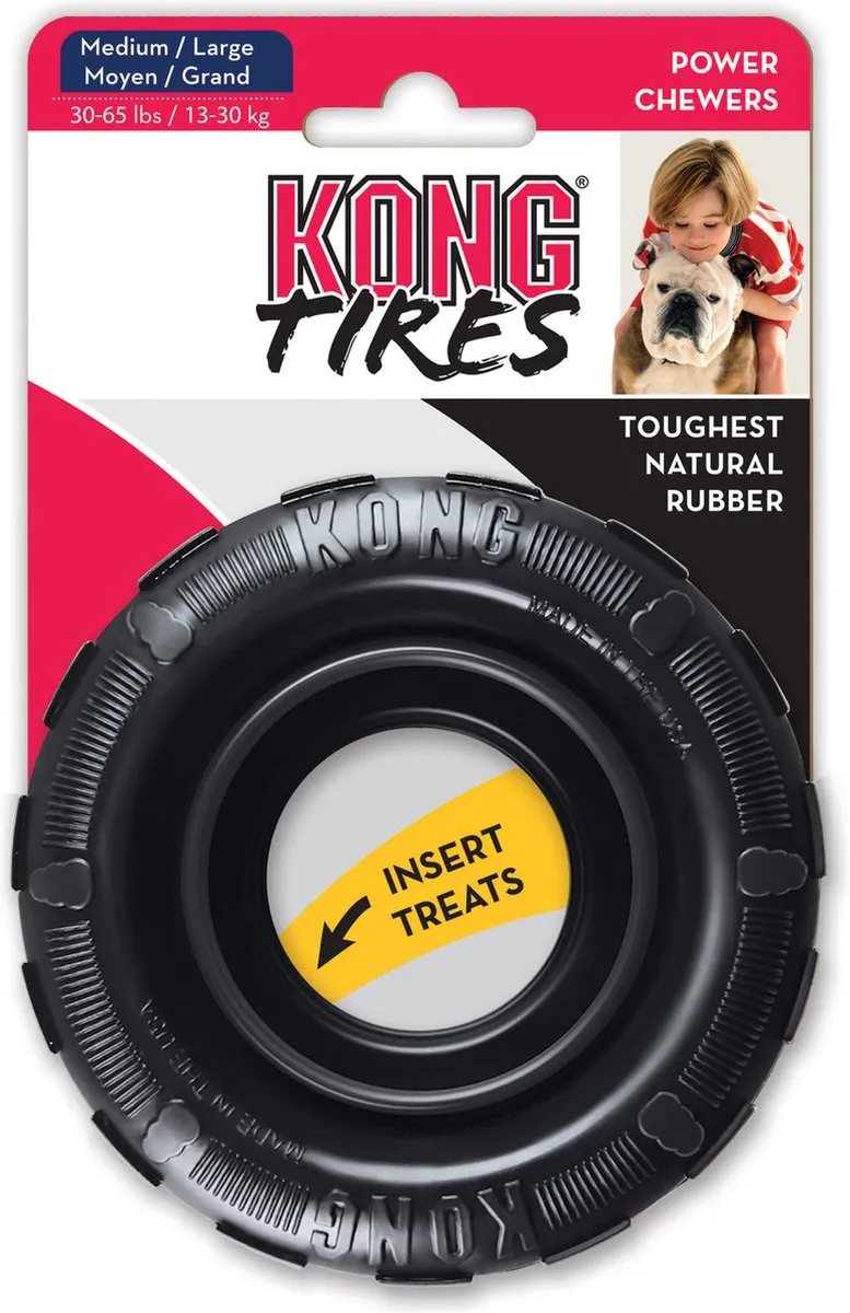 KONG Traxx Hondenspeelgoed M/L - Zwart - afbeelding 6 van 6