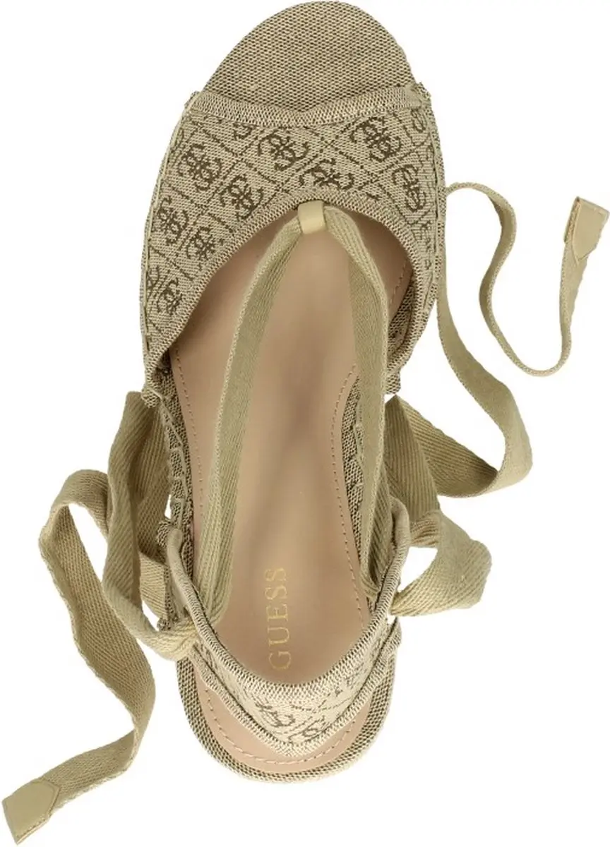 Guess Halona Espadrilles - Zomer Schoenen - Dames - Beige - Maat 40 - afbeelding 4 van 6