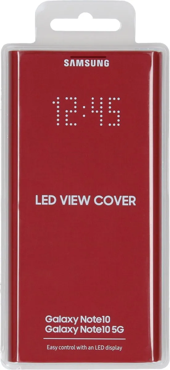 Samsung Galaxy Note 10 LED View Cover - Rood - afbeelding 6 van 6
