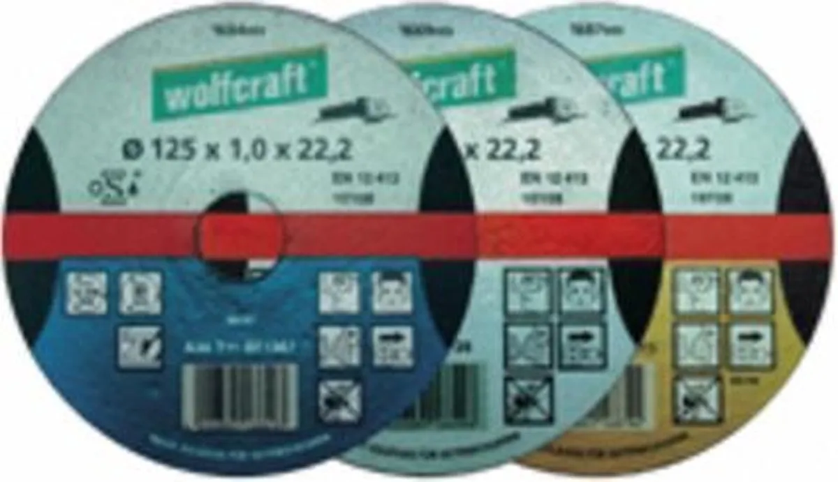 Wolfcraft Slijpschijf Edelstaal Ø125mm - Extra Dun - 1 Stuk - afbeelding 2 van 4