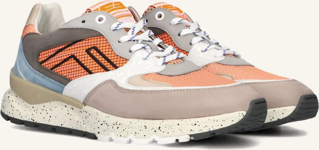 Floris van Bommel SFM-10243 De Treener Sneakers - Oranje - afbeelding 3 van 6