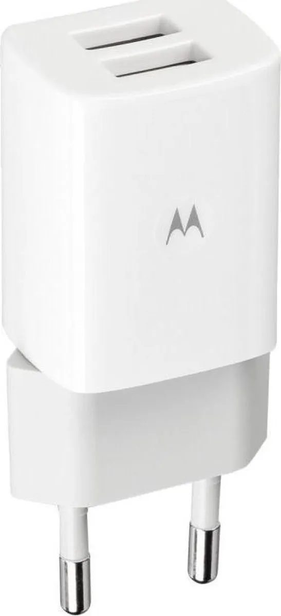 Motorola Duo Rapid Oplader 2x 1.2A - Wit