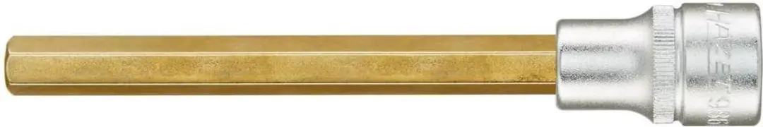 "Dopsl.inzetst. 1/2"" 5x180mm binnen-6kt"