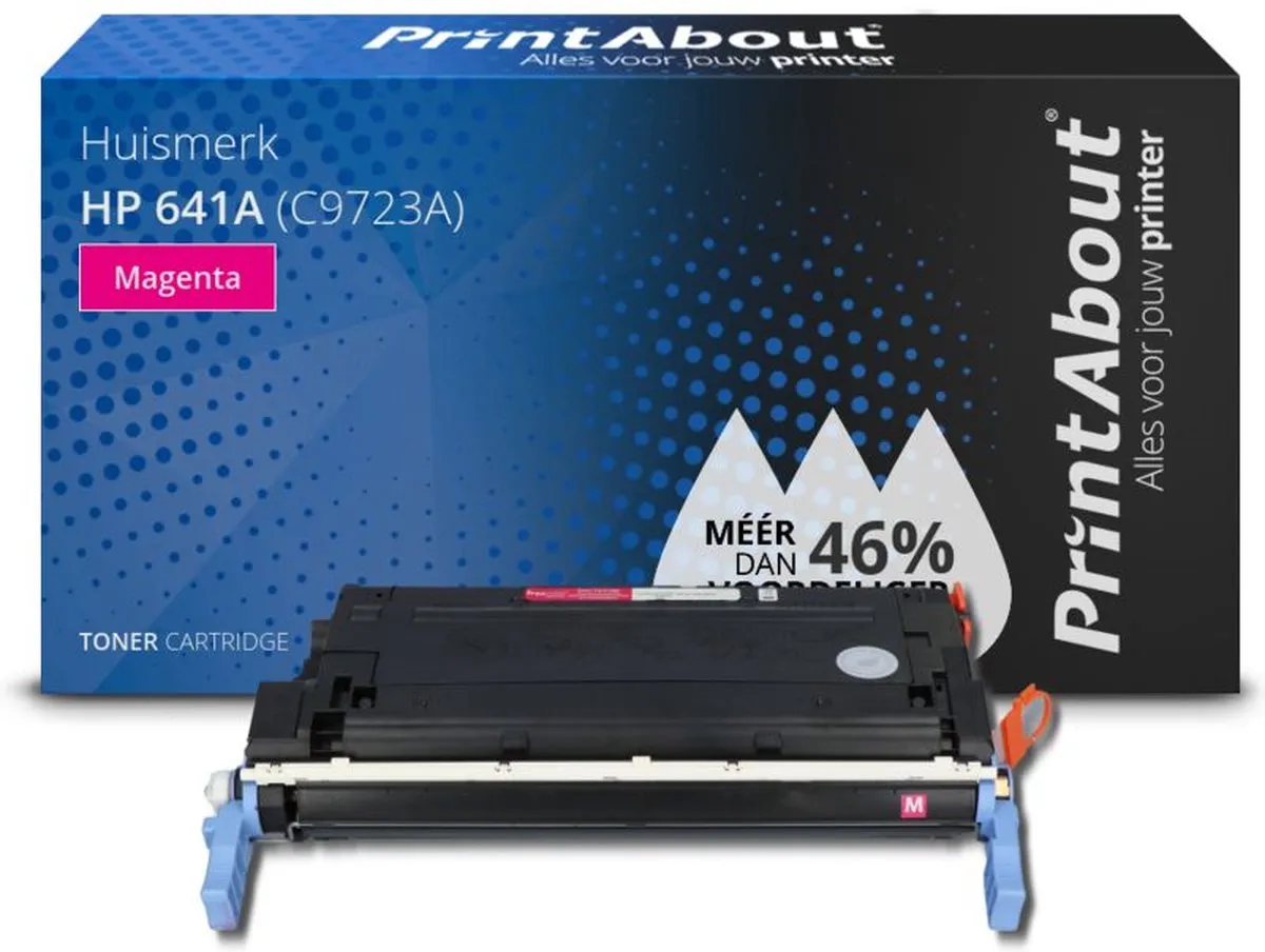 PrintAbout HP 641A Toner Magenta C9723A-PA - 8.500 Stuks