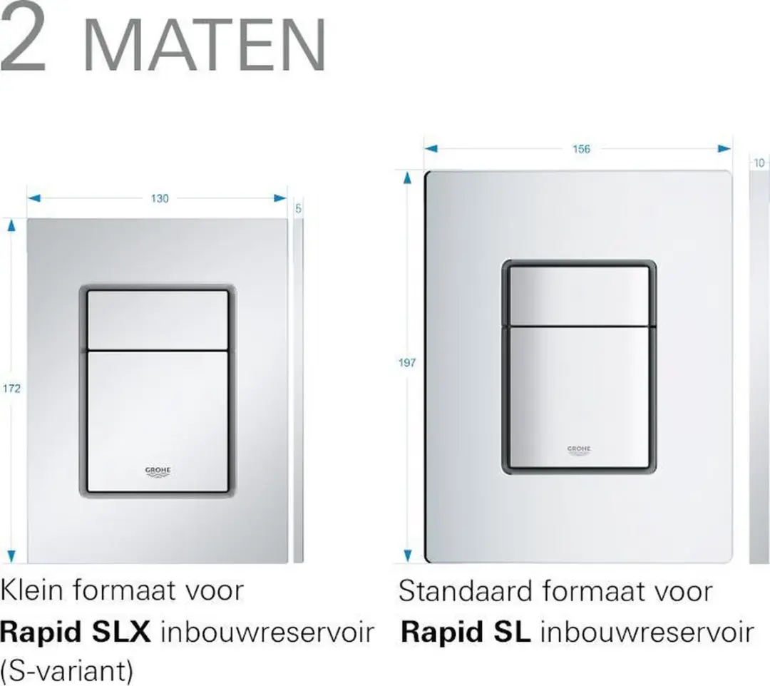 GROHE Skate Cosmopolitan S Bedieningspaneel - Cool Sunrise - afbeelding 6 van 6