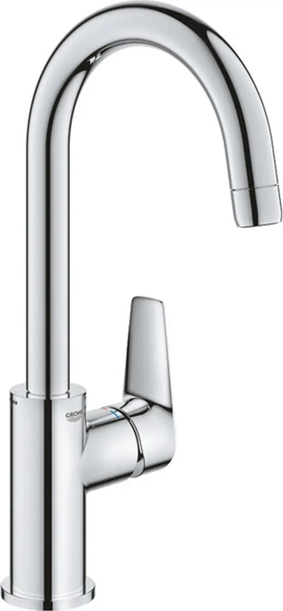 Grohe BauEdge L-size Wastafelkraan - Chroom - afbeelding 3 van 6