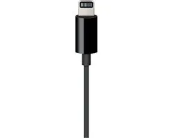 Apple Lightning naar 3.5mm Jack Audiokabel 1.2m - Zwart