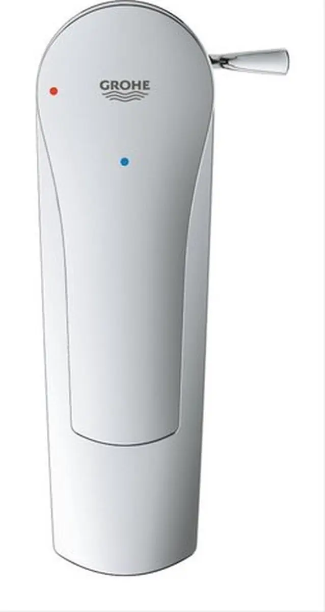 GROHE Eurosmart waterbesparende wastafelkraan s-size met trekwaste chroom