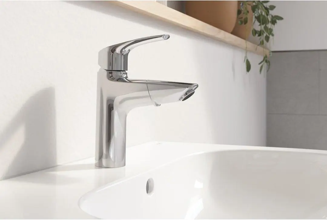 GROHE Eurosmart M-Size Opbouw Wastafelmengkraan - Uittrekbare uitloop - Chroom - afbeelding 2 van 6