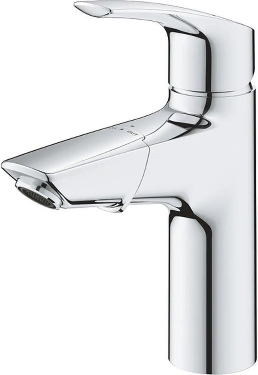 GROHE Eurosmart M-Size Opbouw Wastafelmengkraan - Uittrekbare uitloop - Chroom - afbeelding 6 van 6