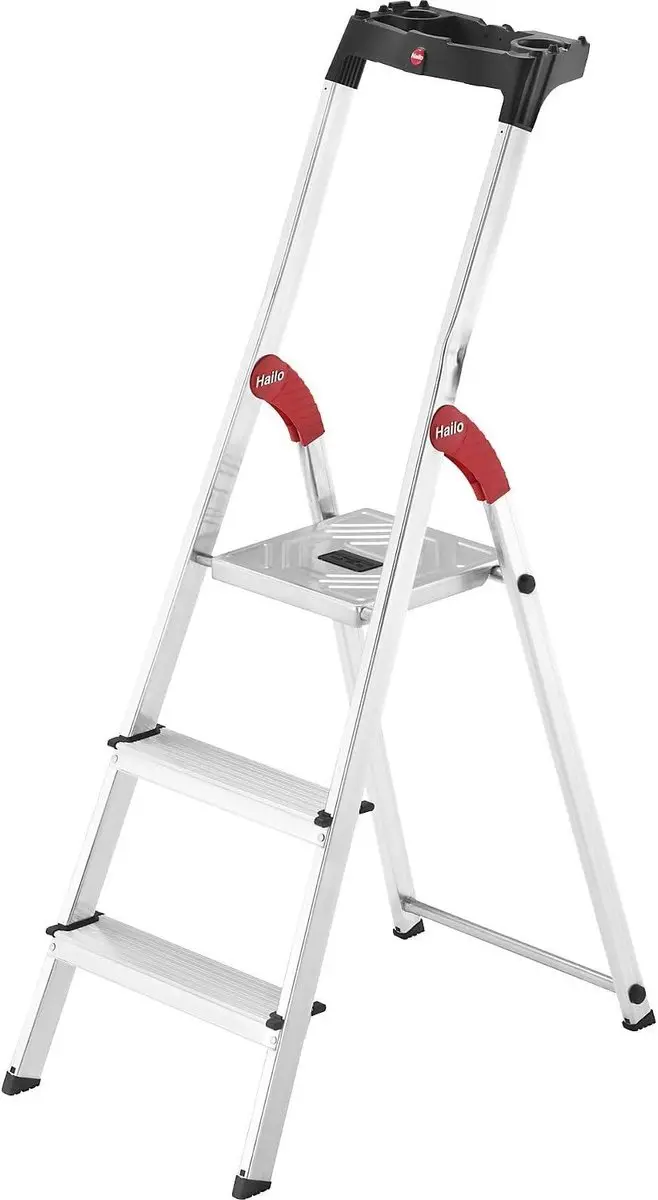 Hailo aluminium veiligheidsladder L60 StandardLine, 8 treden
