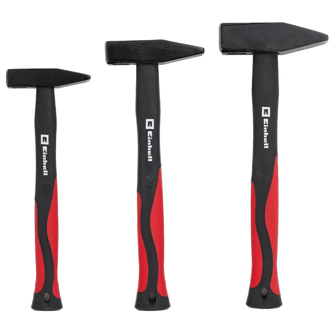 Einhell slotenmakershamerset, 3-delig (300 g / 500 g / 1000 g, gesmede stalen ko