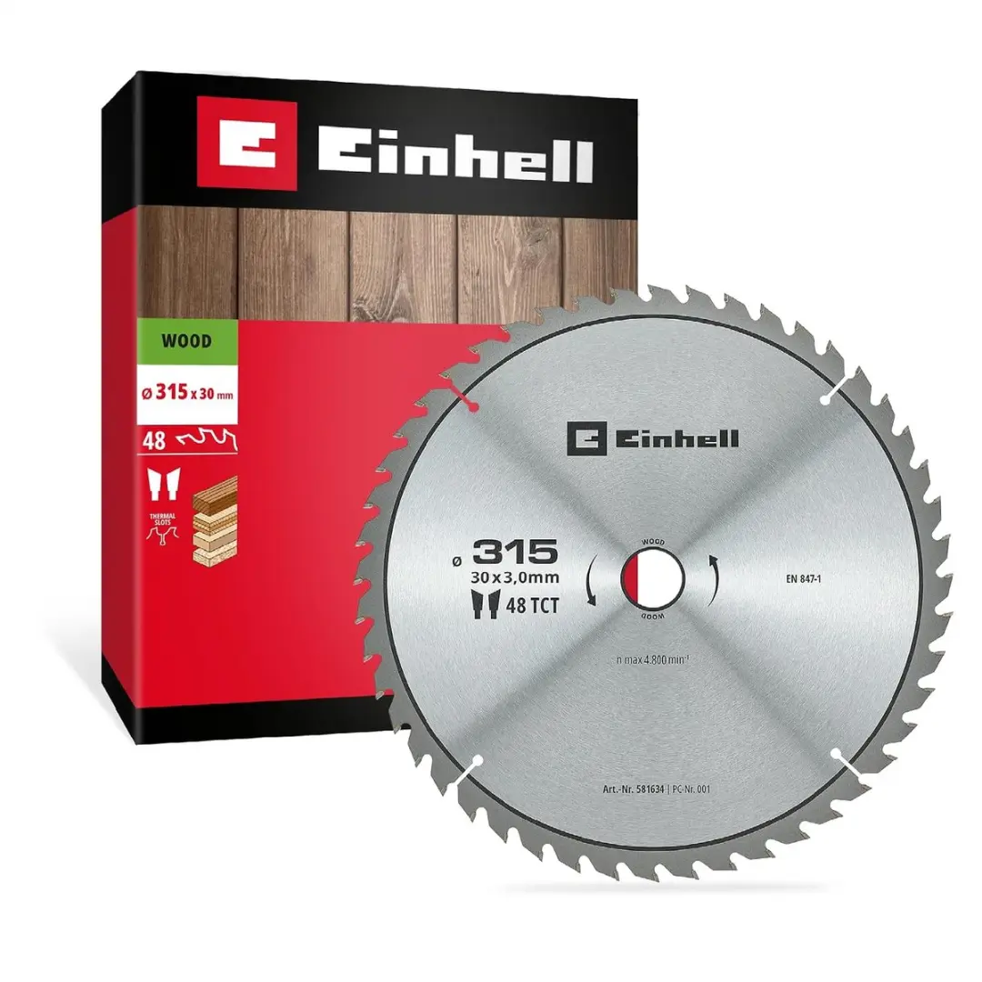 Einhell cirkelzaagblad, hout, Ø 315 x 30 mm, 48 tanden