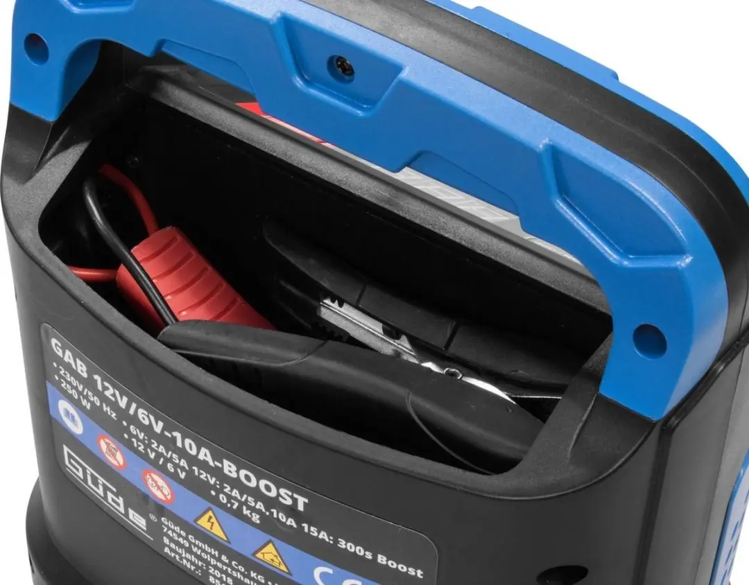 Güde GAB 12V/6V Acculader 10A - afbeelding 4 van 6