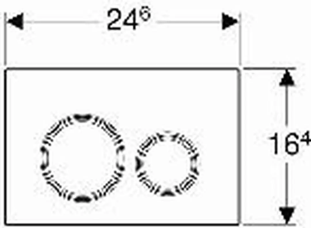 Geberit Sigma21 Bedieningsplaat - Chroom - afbeelding 3 van 6