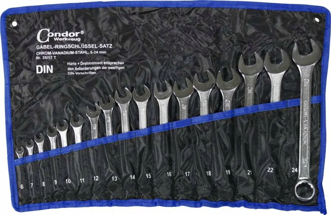 Condor Ringsleutel Set 6-24 mm, 17 Delig