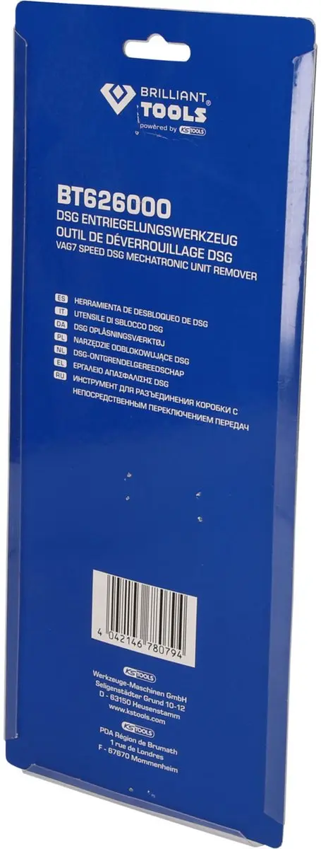 Brilliant Tools BT626000 Ontgrendelingsgereedschap - Zilver/Zwart - afbeelding 4 van 5