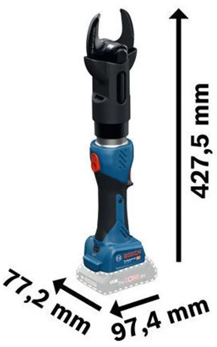 Bosch Professional GKH 18V-50 Hydraulische Kabelknipper 50 kN - afbeelding 2 van 6
