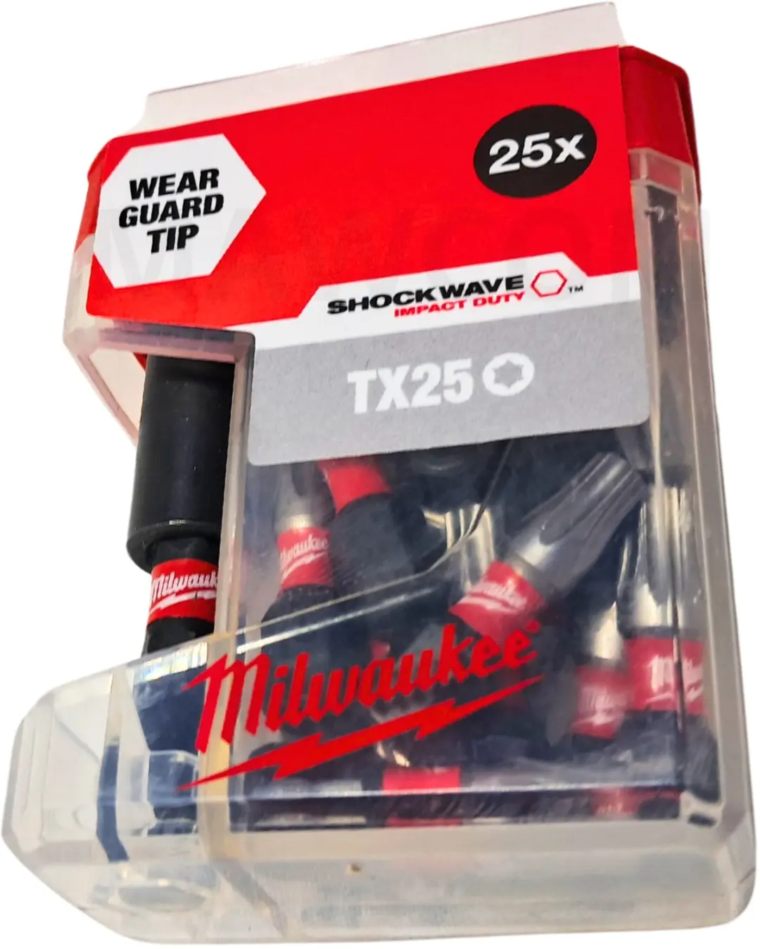 Milwaukee Shockwave TX25 Slagbits Set (25 stuks + houder)