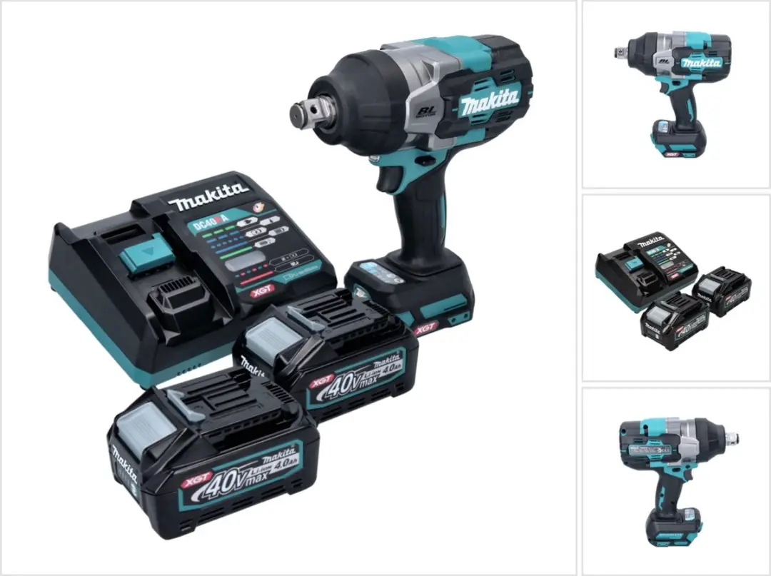 Makita TW 001 GM201 Accu-slagmoersleutel 40 V max. 1800 Nm Borstelloos XGT + 2x