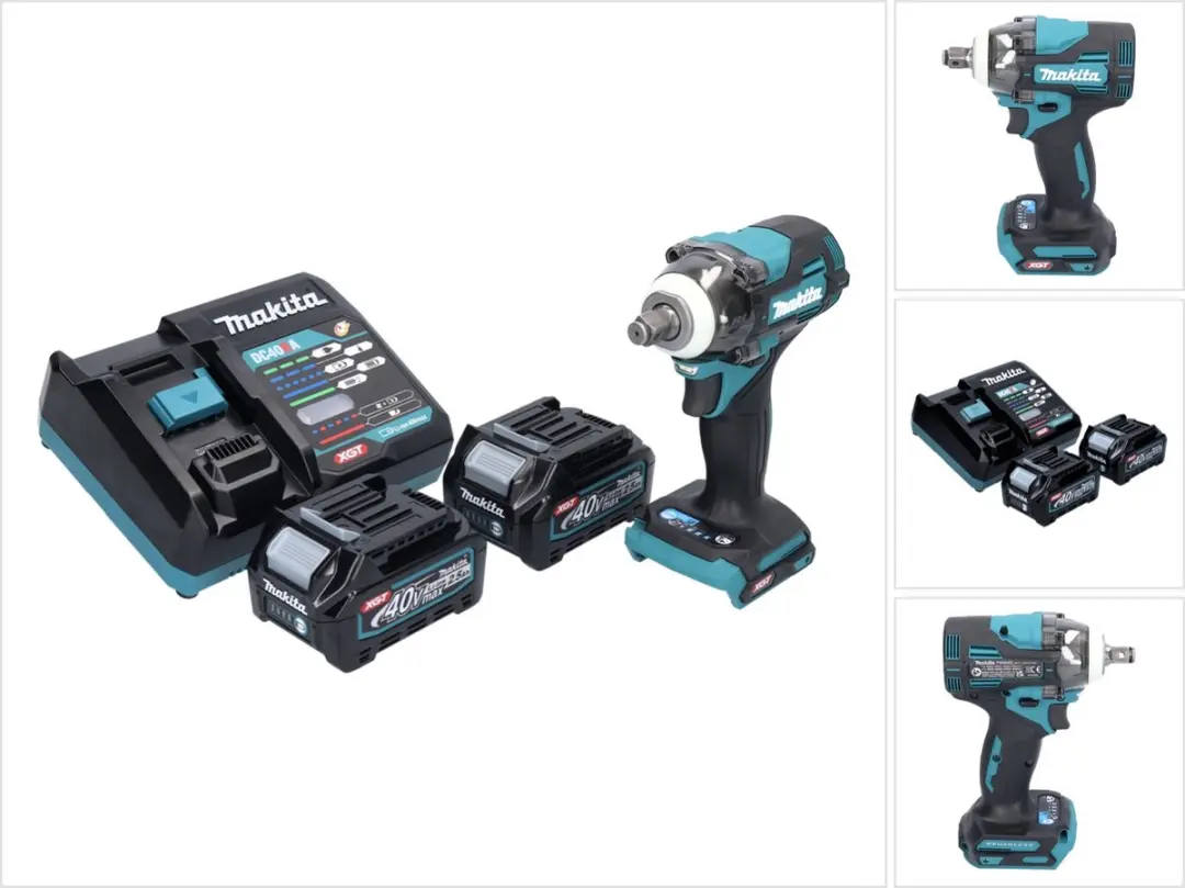 Makita TW 004 GD2 accu-slagmoersleutel 40 V max. 1/2" 350 Nm XGT Brushless + 2x