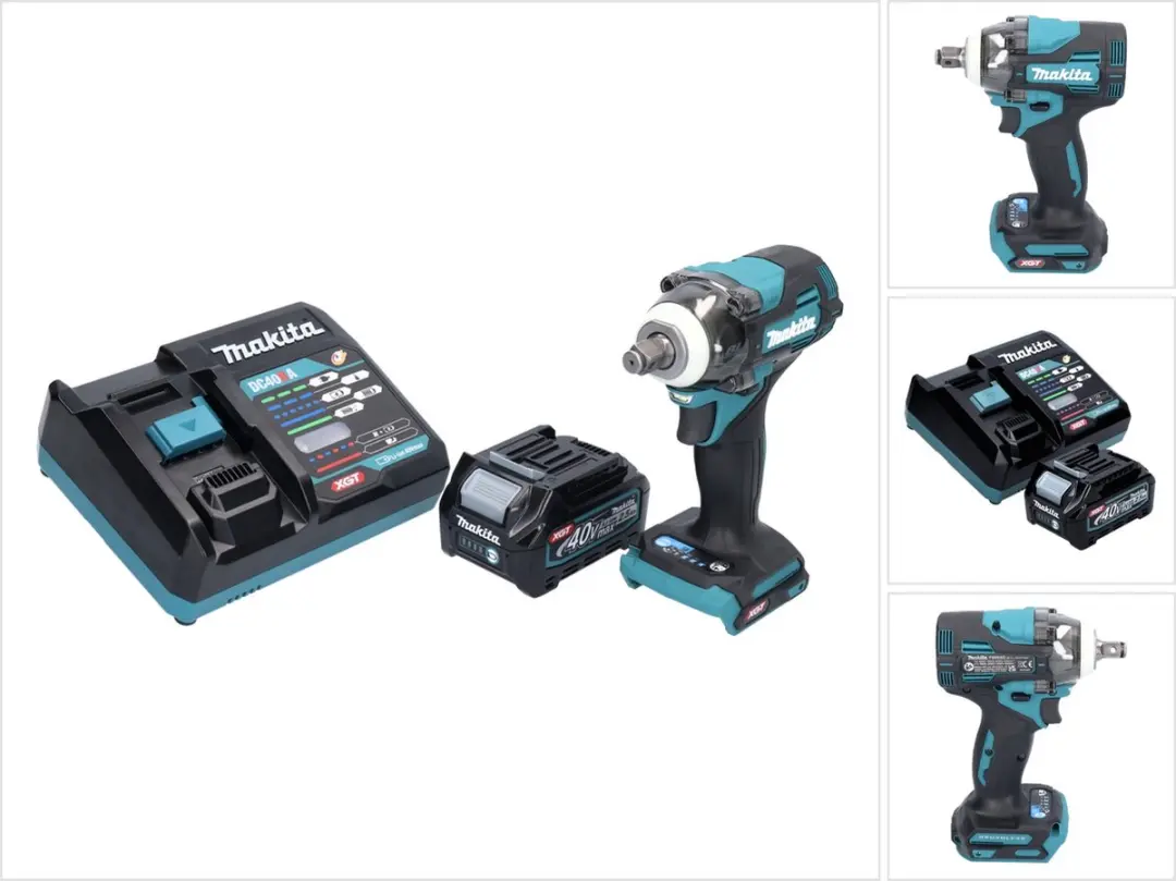 Makita TW 004 GD1 accu-slagmoersleutel 40 V max. 1/2" 350 Nm XGT Brushless + 1x