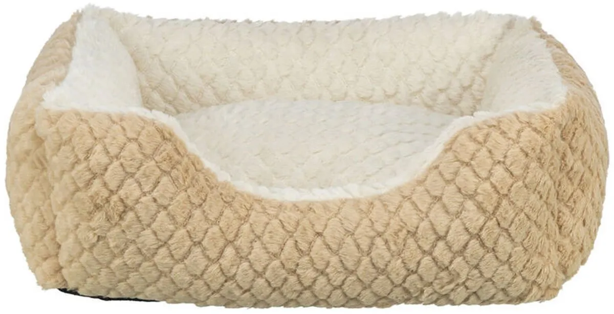 Trixie Hondenmand Kaline Mio Hoekig - Lichtbruin/Creme - afbeelding 5 van 6
