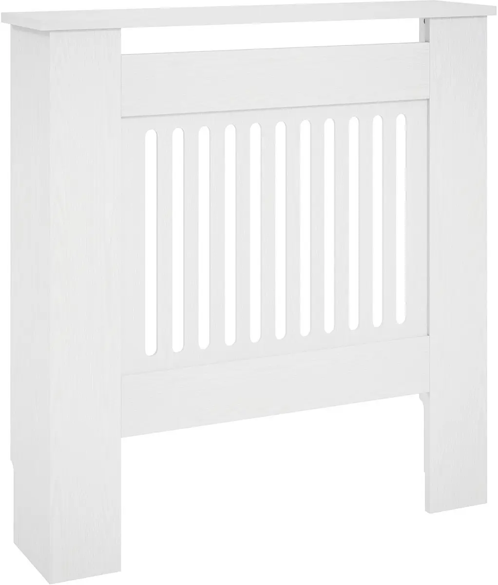 HOMCOM-Heizkörperverkleidung-Spanplatte, MDF-78L x 19B x 81H cm-Weiß