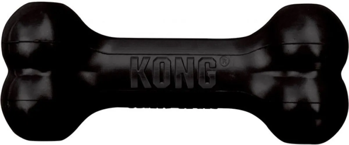 KONG Extreme Goodie Bone Honden Speelgoed - Zwart M