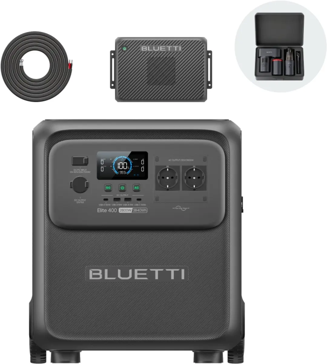BLUETTI Elite 400 Power Station met Charger 2