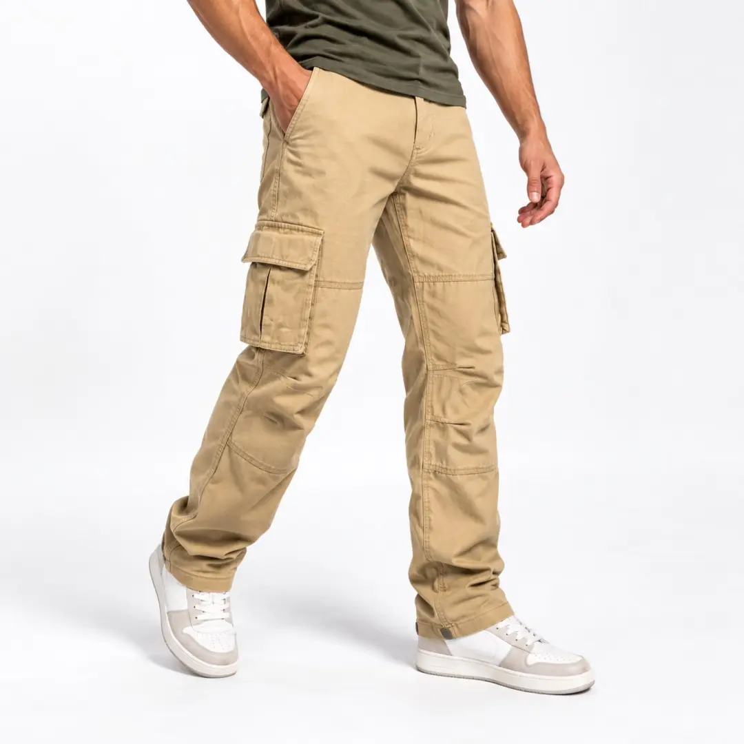 Casual Werkbroek - Stevig - Zakken - Wit - Broek - afbeelding 2 van 2