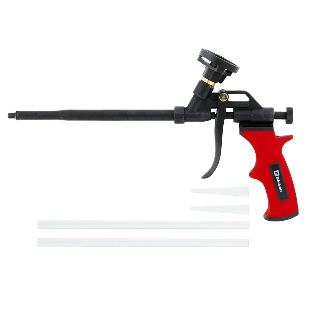 Einhell PU-schuimpistool voor de bouw (aluminium behuizing, PTFE-antiaanbaklaag,